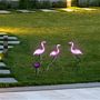 Voir la diapositive 2 : HI HI Pieu de jardin solaire a LED Flamant rose 3 pcs