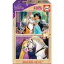 EDUCA Puzzles en bois 2 x 16 pièces - Disney Classics : Jasmine et Raiponce