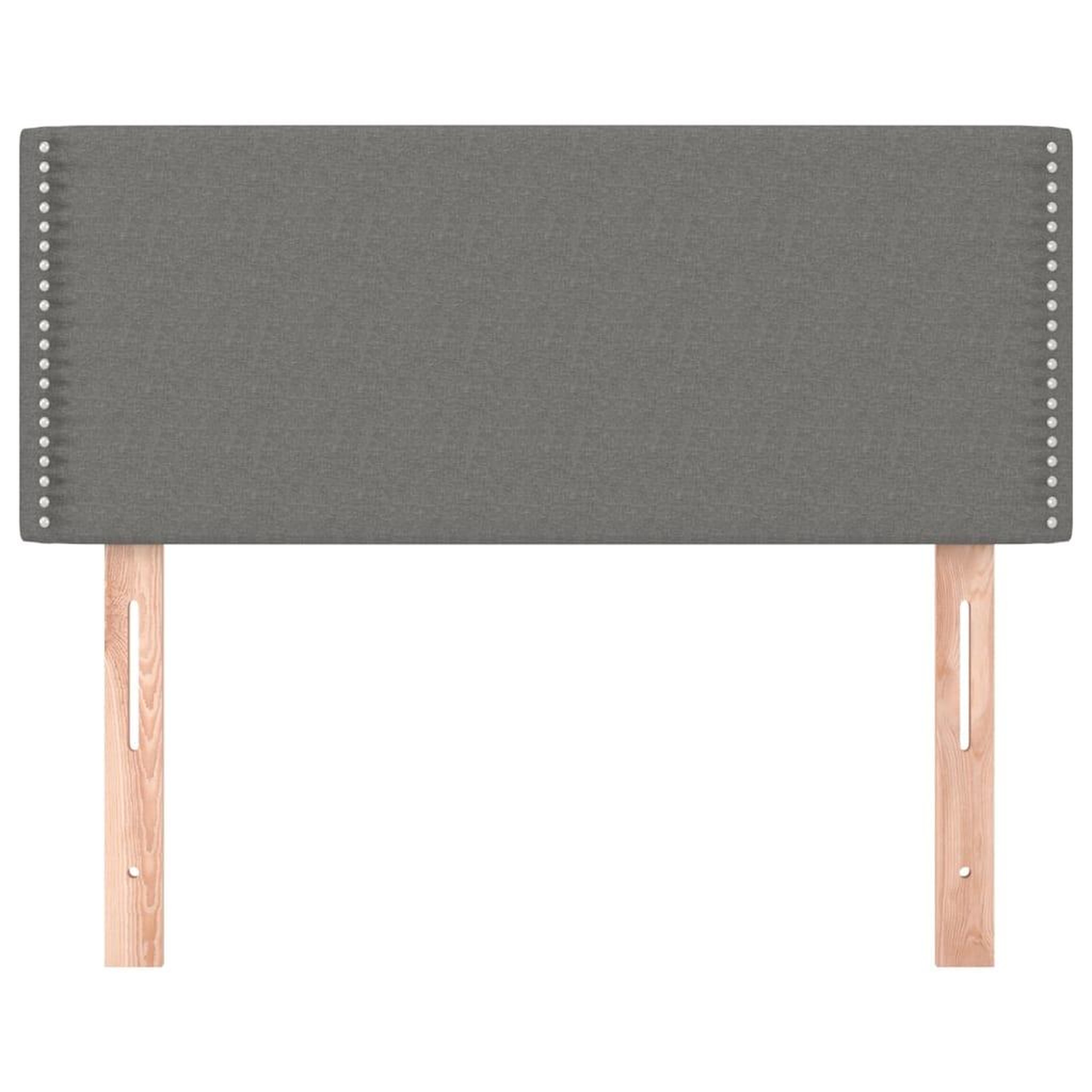 Voir la diapositive 3 : VIDAXL Tete de lit Gris fonce 80x5x78/88 cm Tissu