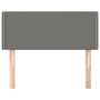 Voir la diapositive 3 : VIDAXL Tete de lit Gris fonce 80x5x78/88 cm Tissu