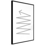 Paris Prix Affiche Murale Encadrée  Changes of Direction. Coloris disponibles : Noir, Jaune