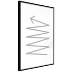 Paris Prix Affiche Murale Encadrée  Changes of Direction. Coloris disponibles : Jaune, Noir