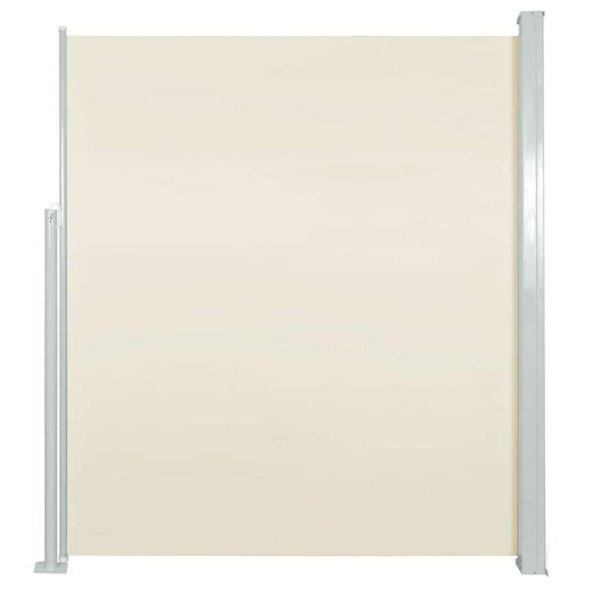 VIDAXL Auvent lateral retractable de patio 100x500 cm Creme