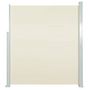 Voir la diapositive 2 : VIDAXL Auvent lateral retractable de patio 100x500 cm Creme