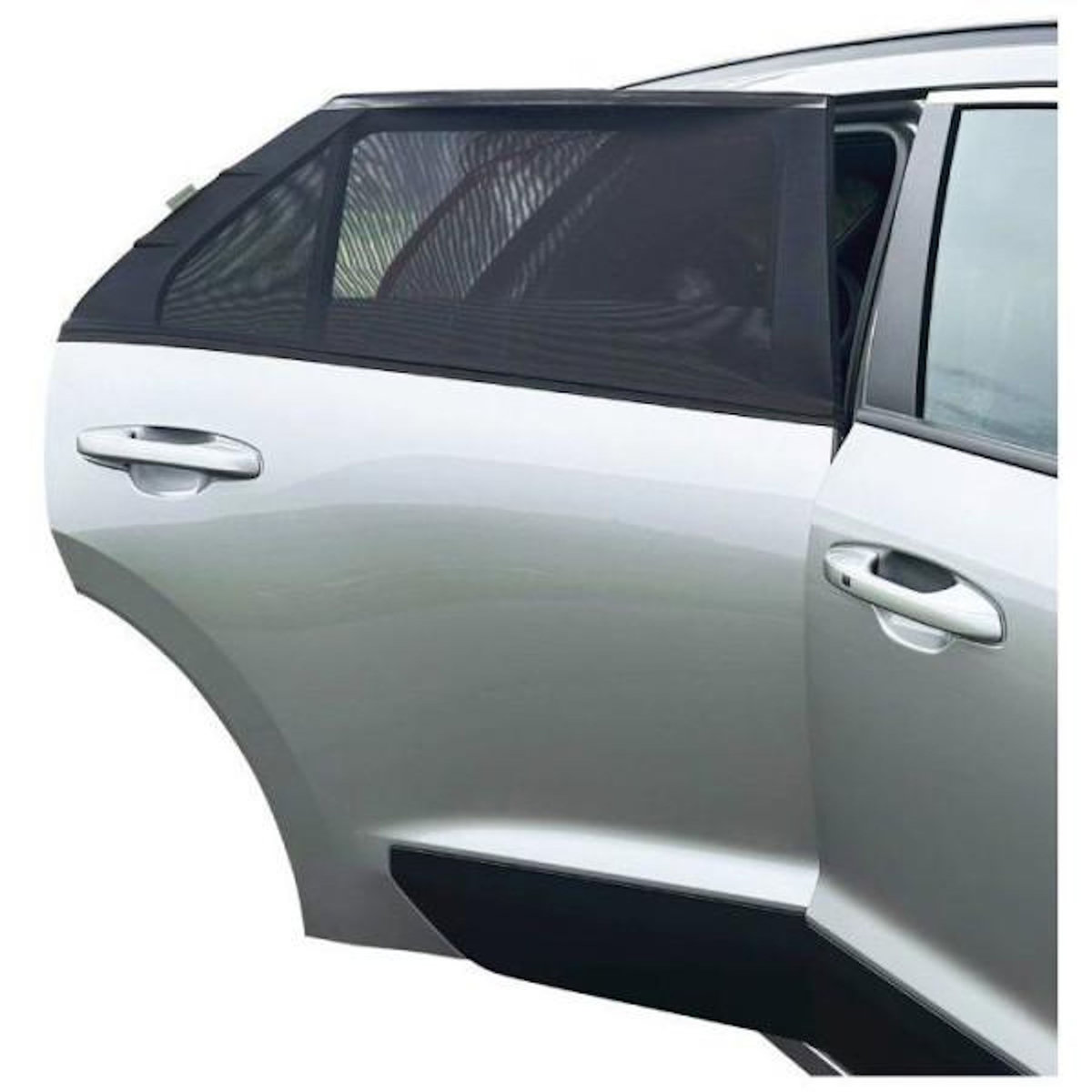 MARKET24 Pare-soleil pour bébé - DREAMBABY - 2 pieces de chaussettes de fenetre en maille - Protection contre le soleil et la chaleur