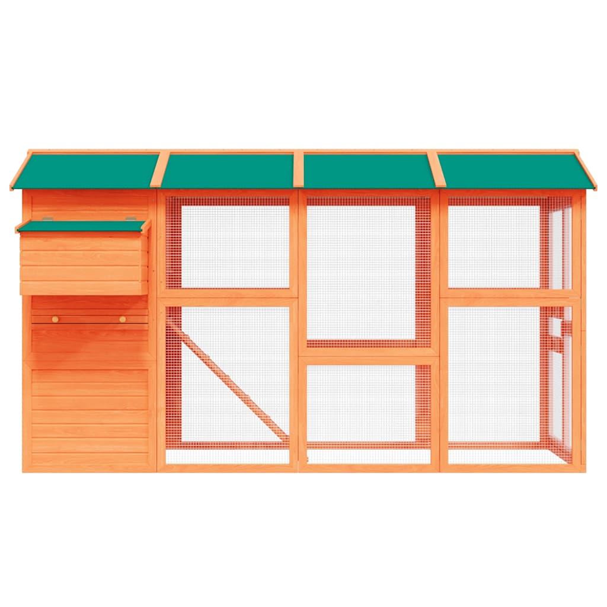 Voir la diapositive 2 : VIDAXL Poulailler  295 x 163 x 170 cm bois