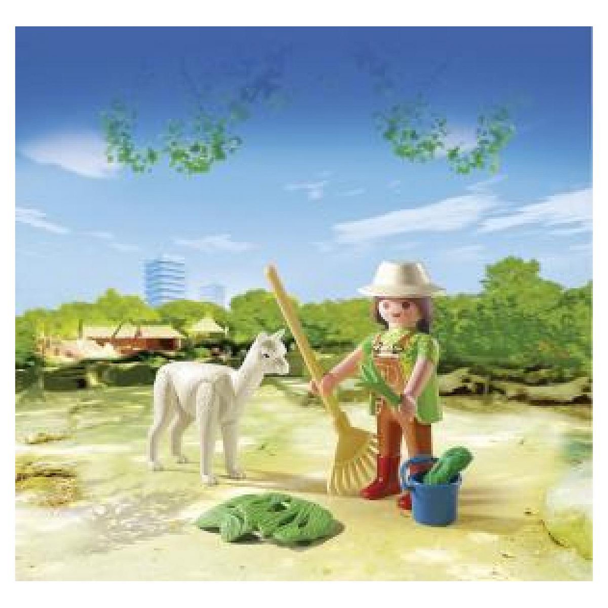 Voir la diapositive 2 : PLAYMOBIL 4944 Playmobil Oeuf de Paques Soigneur avec bébé alpaga