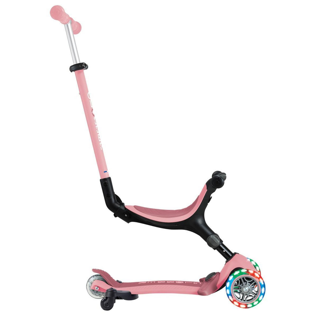 Globber Trottinette Go Up Active Lights 360° pastel rose