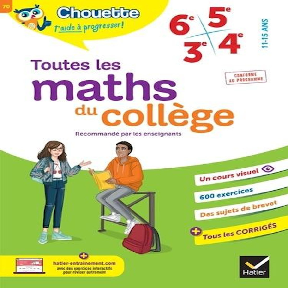 TOUTES LES MATHS DU COLLEGE. 6E - 5E - 4E - 3E, Bonnefond Gérard