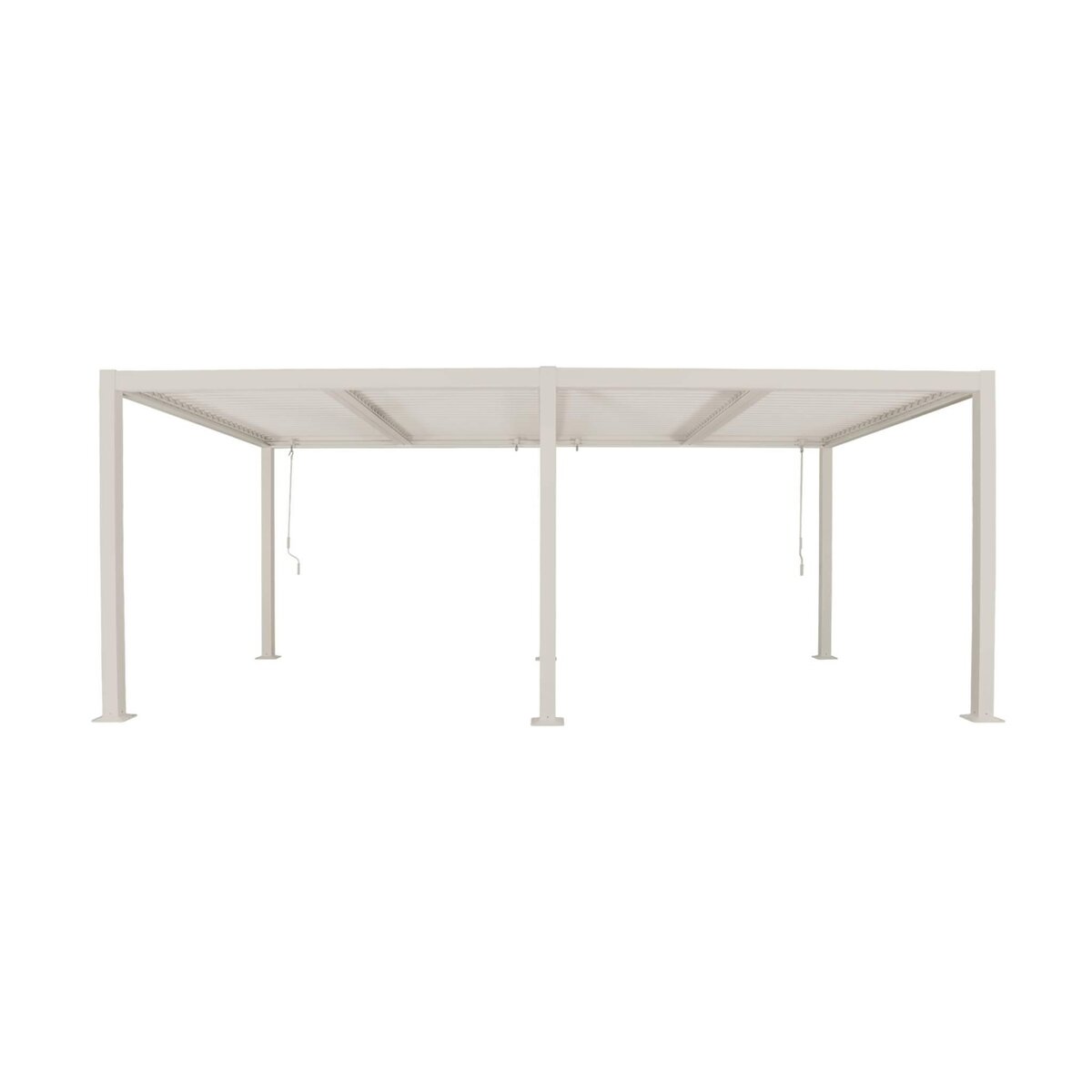 SWEEEK Pergola bioclimatique aluminium et acier lames orientables 6x3m Palace