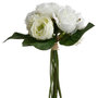 Voir la diapositive 1 : ATMOSPHERA Bouquet de Fleurs  Mélange Composé  31cm Blanc