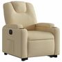 Voir la diapositive 4 : VIDAXL Fauteuil inclinable electrique creme tissu