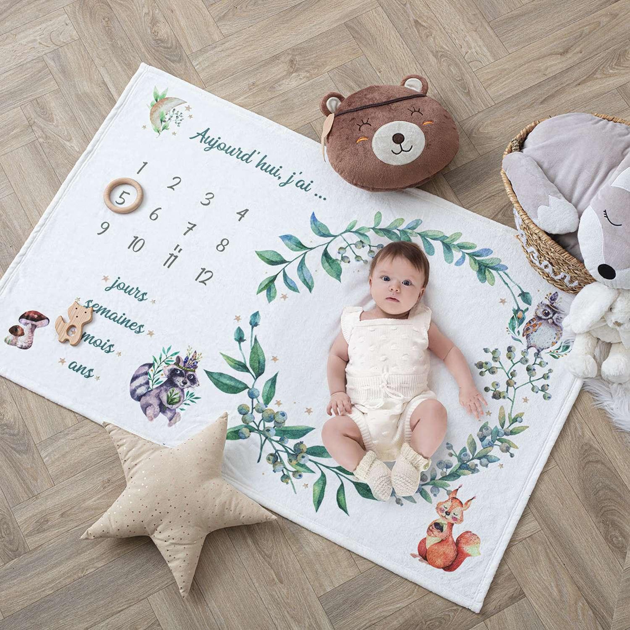 Voir la diapositive 2 : ATMOSPHERA Couverture âge étape bébé Nature - Vert