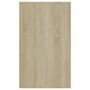 Voir la diapositive 6 : VIDAXL Buffet avec 3 tiroirs Chêne Sonoma 120x41x75 cm Bois ingénierie
