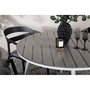 Voir la diapositive 6 : Paris Prix Ensemble Table de Jardin & 4 Chaises  Break & Slit  120cm Gris & Noir