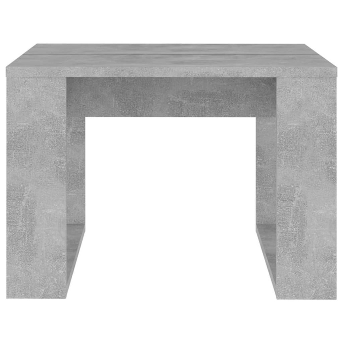 VIDAXL Table d'appoint Gris beton 50x50x35 cm Bois d'ingenierie