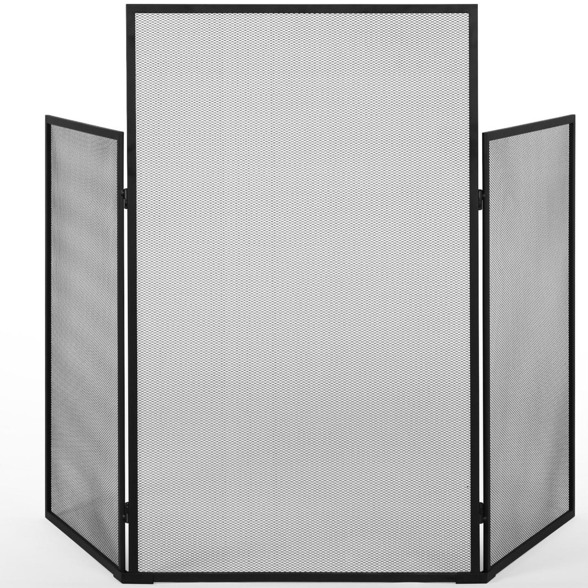 Voir la diapositive 3 : ID MARKET Grille de protection pare feu 3 volets pour poêle et cheminée