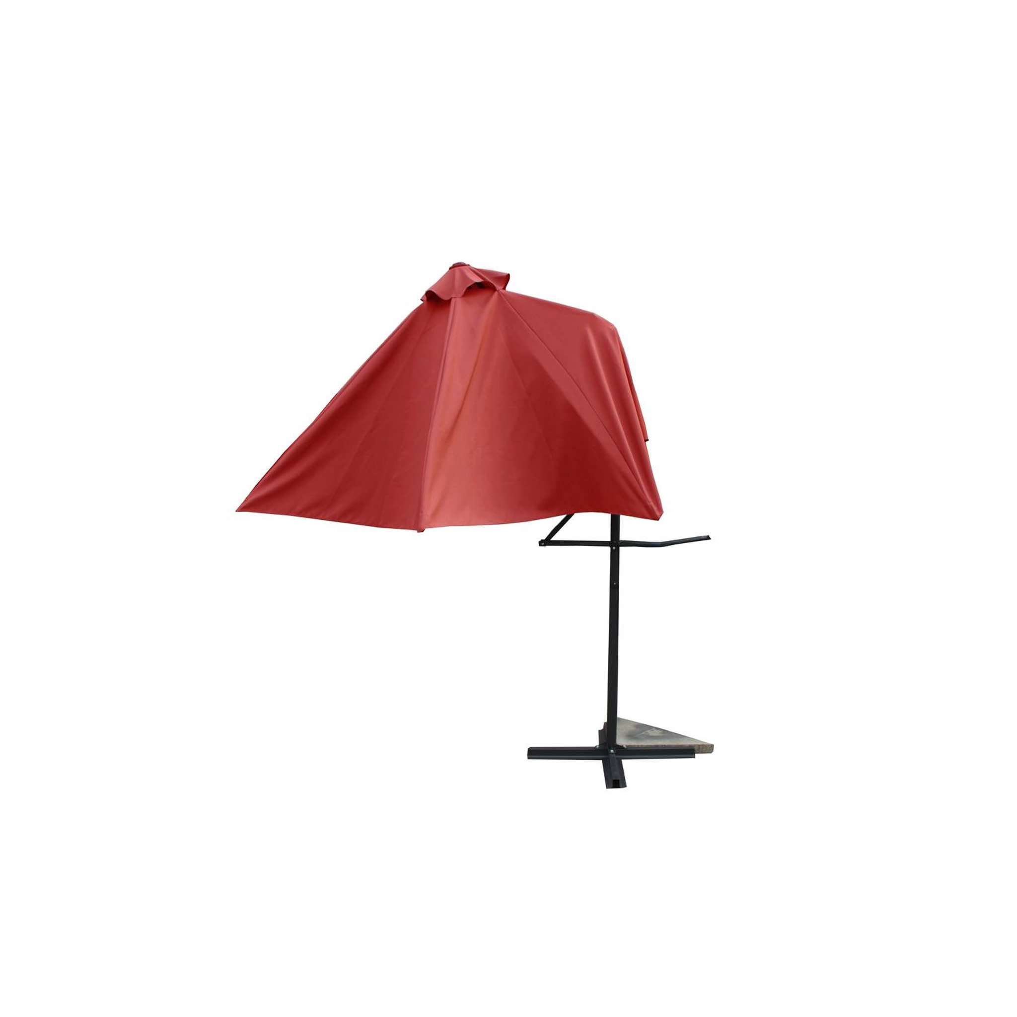 Voir la diapositive 4 : CONCEPT USINE Parasol terracotta droit rond 294 x 294 m alcudia
