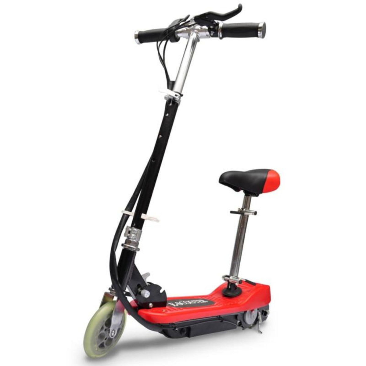 VIDAXL Trottinette électrique avec Siège 120 W Rouge