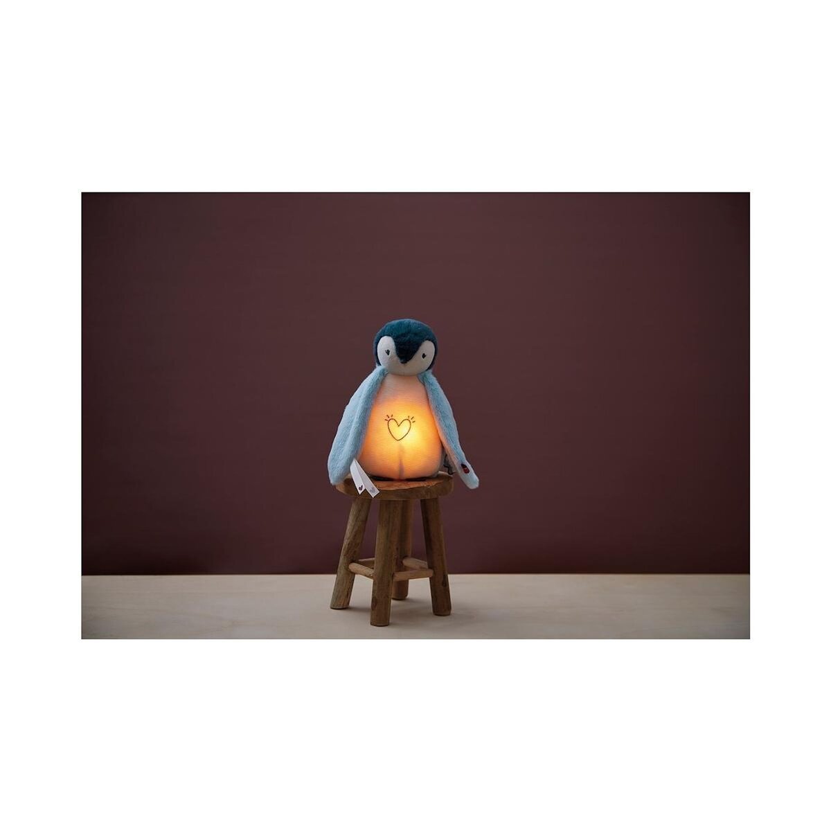 Kaloo Peluche veilleuse - Manchot bleu