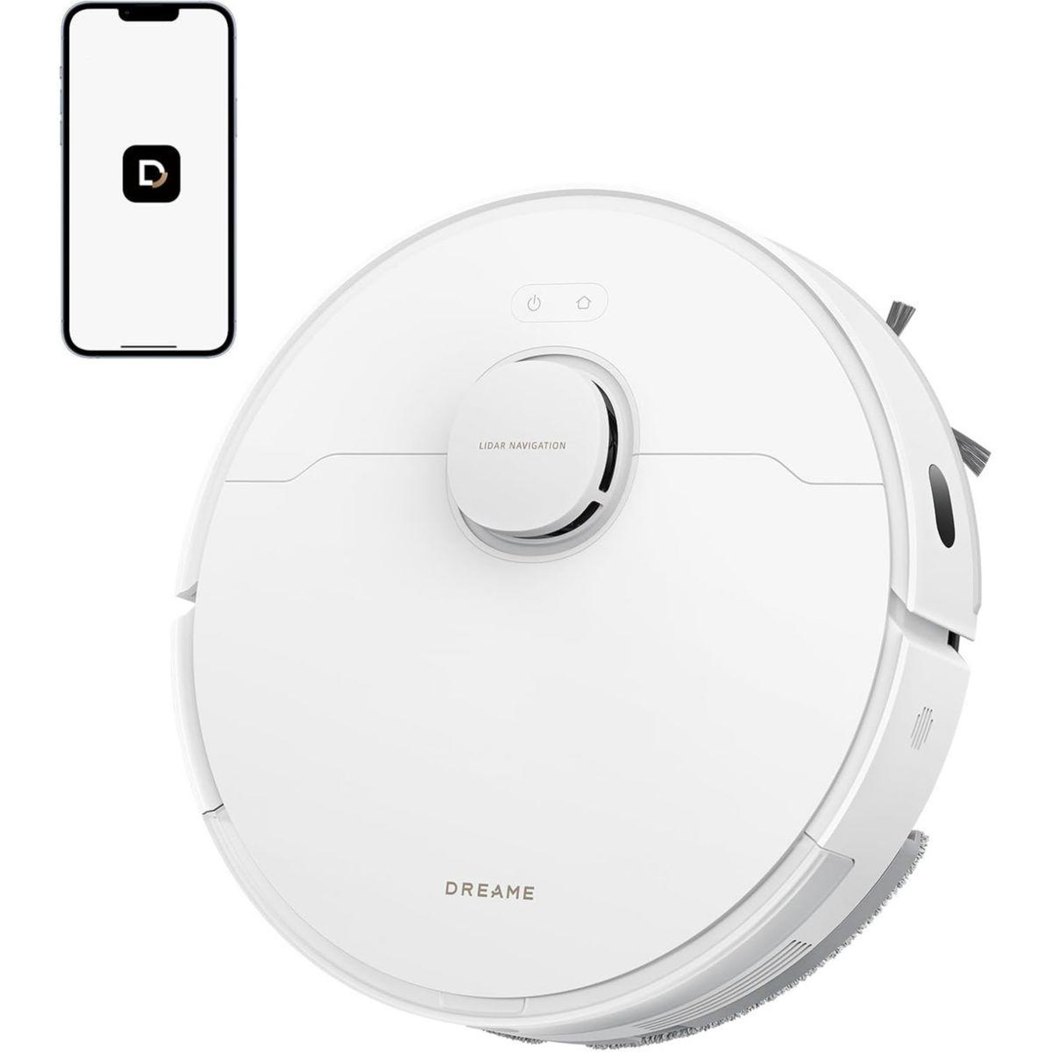 Voir la diapositive 3 : DREAME Robot aspirateur laveur d20 white