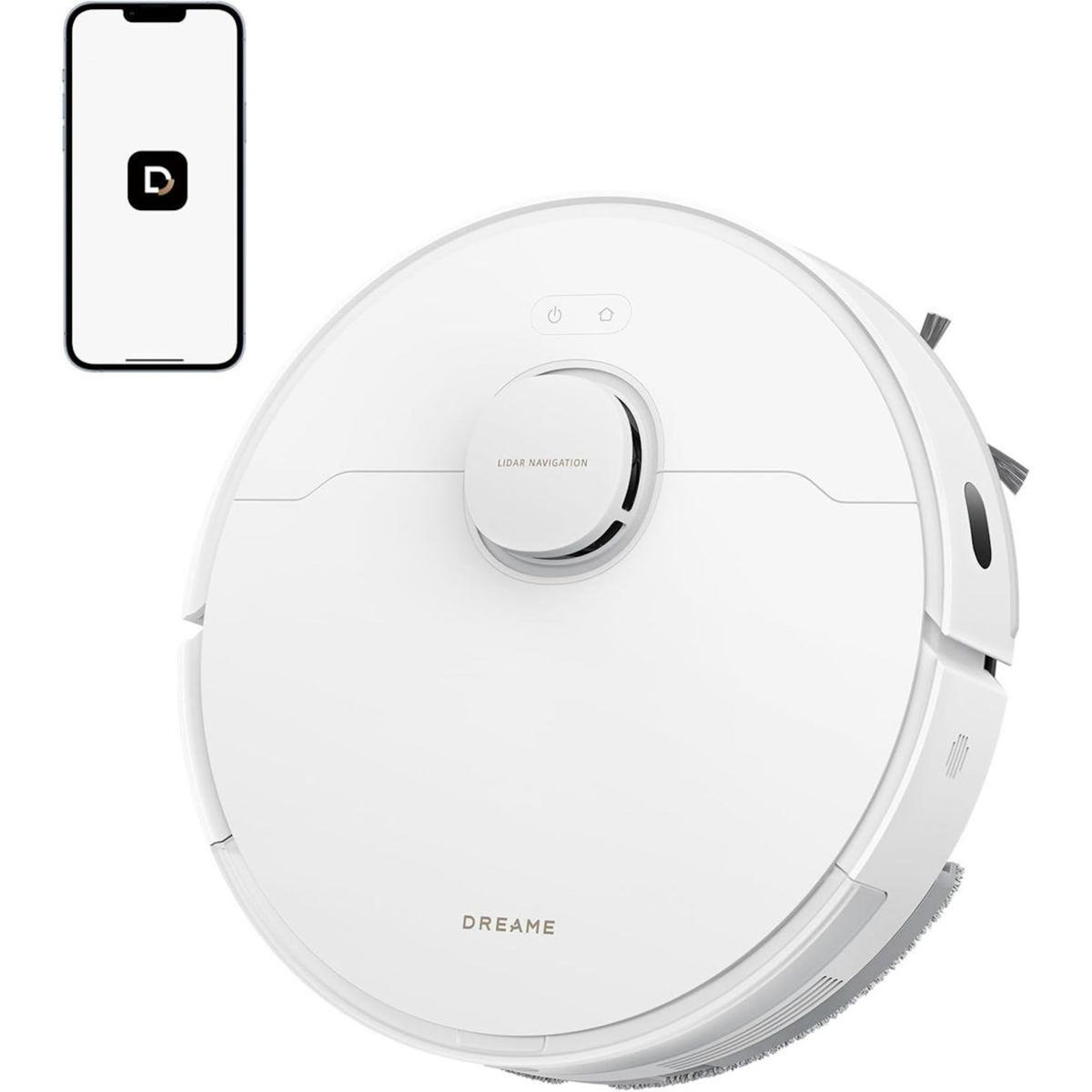 DREAME Robot Aspirateur Laveur D20 White