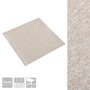 Voir la diapositive 3 : VIDAXL Dalles de tapis de sol 20 pcs 5 m^2 50x50 cm Beige clair