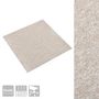 Voir la diapositive 3 : VIDAXL Dalles de tapis de sol 20 pcs 5 m^2 50x50 cm Beige clair