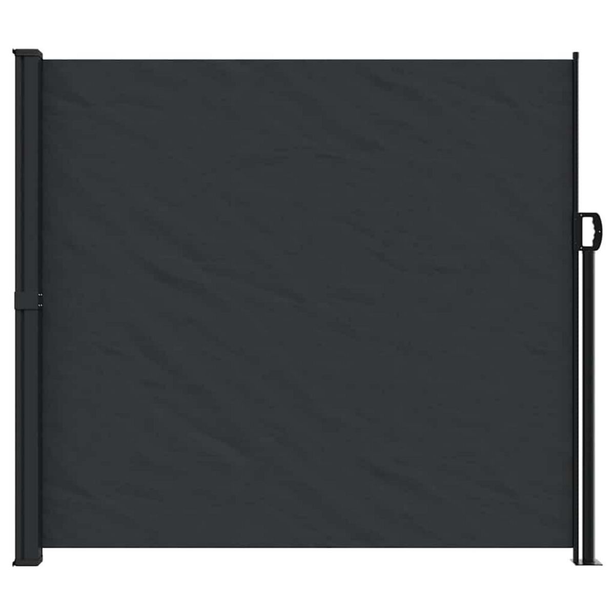 VIDAXL Auvent lateral retractable noir 180x300 cm