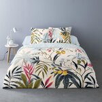 Dourev Housse de couette 240x220 GARDEN + 2 taies 100% coton