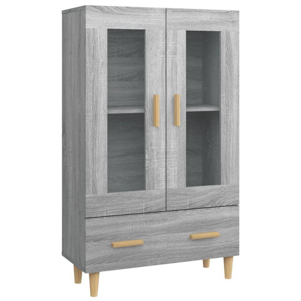 VIDAXL Buffet Sonoma gris 70x31x115 cm Bois d'ingenierie