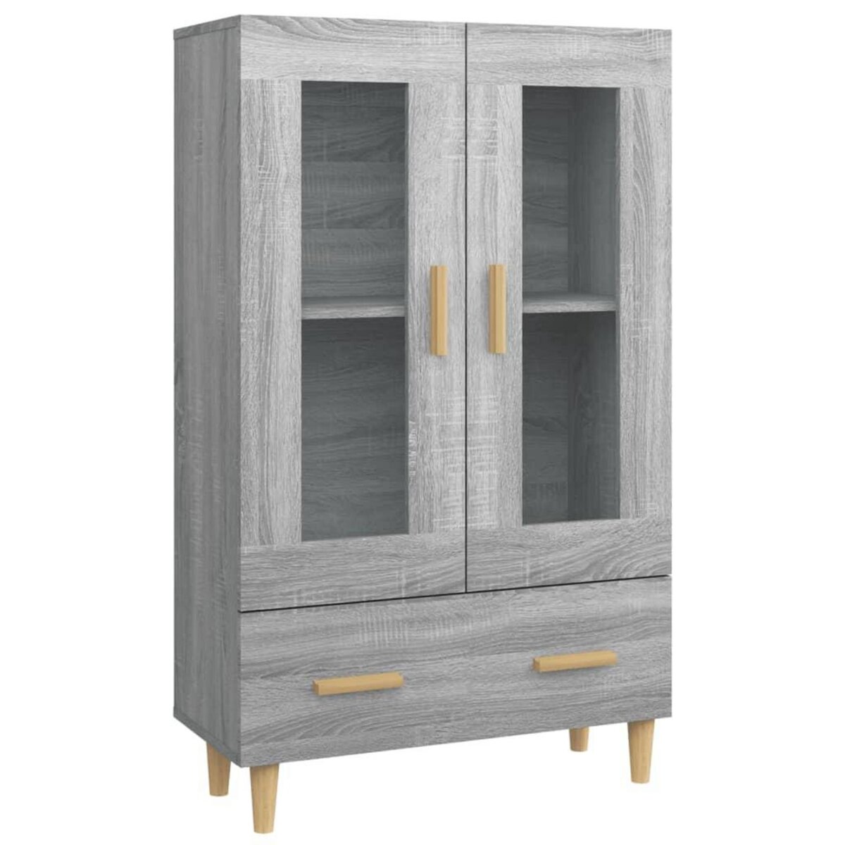 VIDAXL Buffet Sonoma gris 70x31x115 cm Bois d'ingenierie
