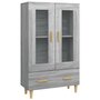 Voir la diapositive 2 : VIDAXL Buffet Sonoma gris 70x31x115 cm Bois d'ingenierie