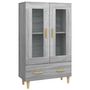 Voir la diapositive 2 : VIDAXL Buffet Sonoma gris 70x31x115 cm Bois d'ingenierie