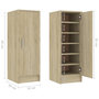 Voir la diapositive 6 : VIDAXL Armoire a chaussures Chene Sonoma 32x35x92 cm Bois d'ingenierie