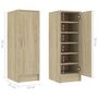 Voir la diapositive 6 : VIDAXL Armoire a chaussures Chene Sonoma 32x35x92 cm Bois d'ingenierie