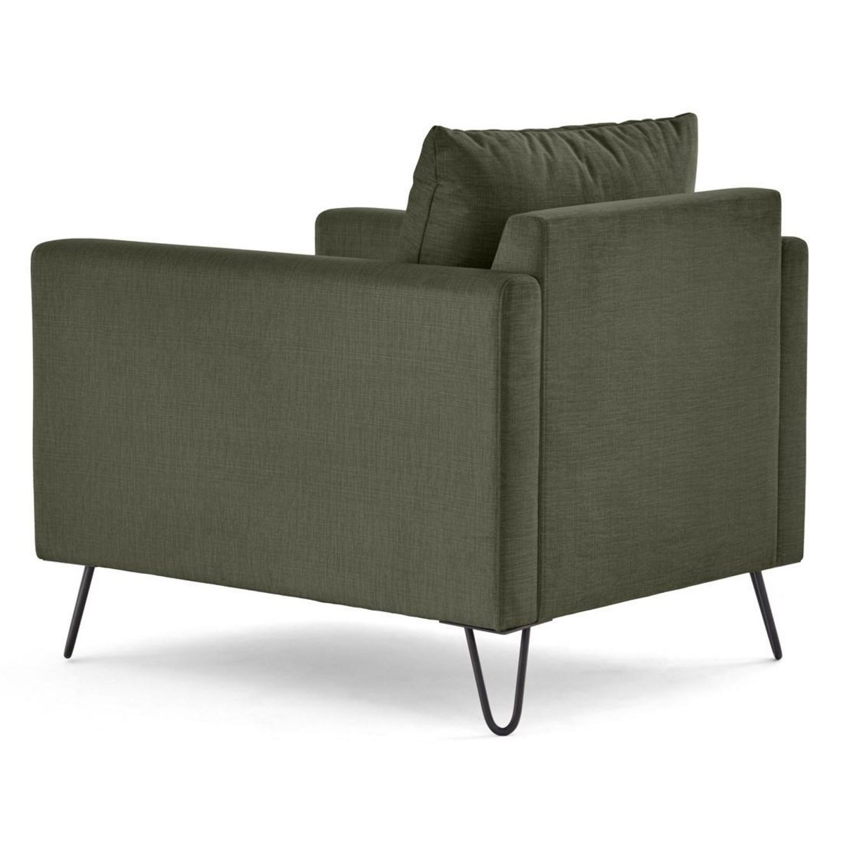 LISA DESIGN Ostrava - fauteuil en velours pieds en épingle