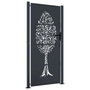 Voir la diapositive 2 : VIDAXL Portail de jardin anthracite 105x205cm acier conception d'arbre