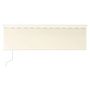Voir la diapositive 3 : VIDAXL Auvent automatique retractable avec store 4x3 m Creme