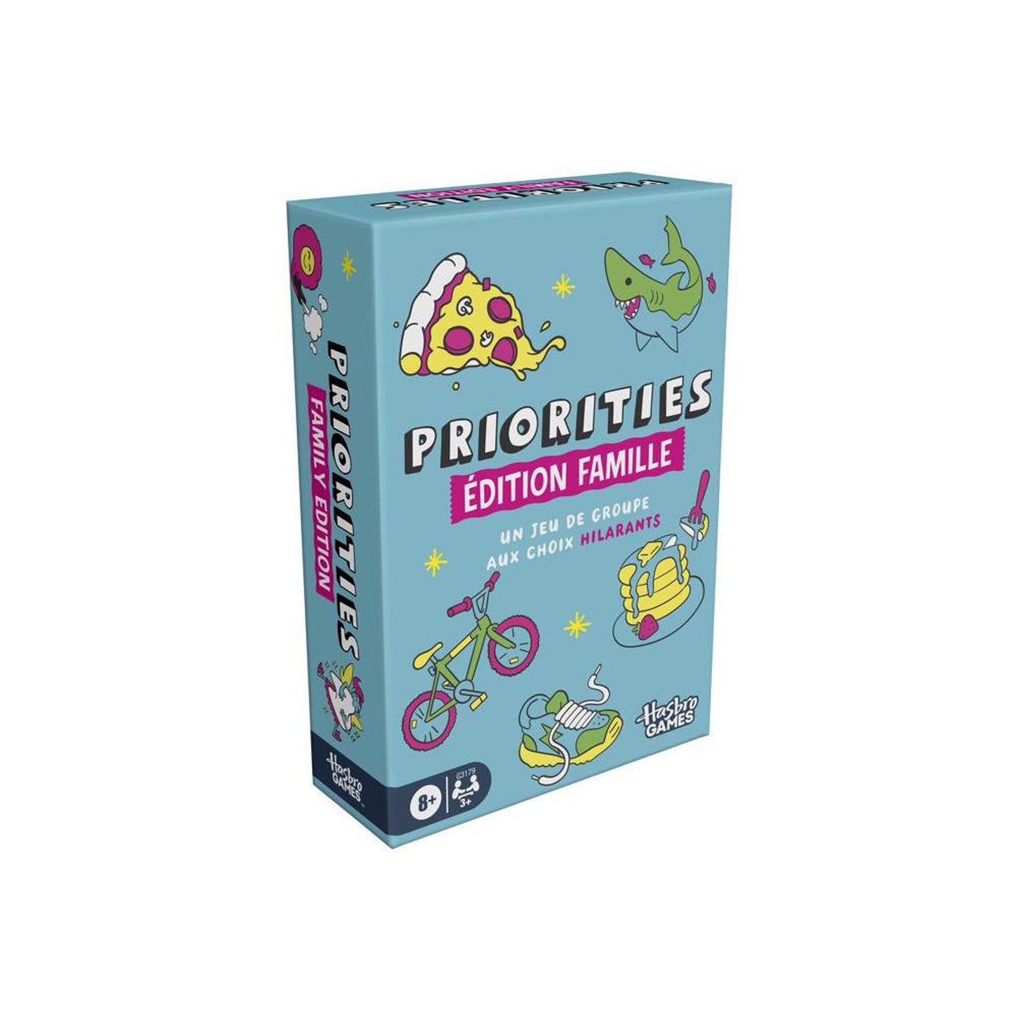 Voir la diapositive 5 : HASBRO Jeu de cartes de classement Priorities Family Edition