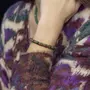 SLOYA Bracelet Blima en pierres Agate Indienne