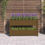 Voir la diapositive 3 : VIDAXL Jardiniere Marron miel 112x25x66 cm Bois massif de pin