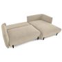Voir la diapositive 2 : LISA DESIGN Gianni - canapé d'angle droit 4 places convertible avec coffre en tissu