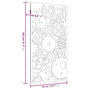 Voir la diapositive 6 : VIDAXL Decoration murale jardin 105x55 cm design de roue dentee