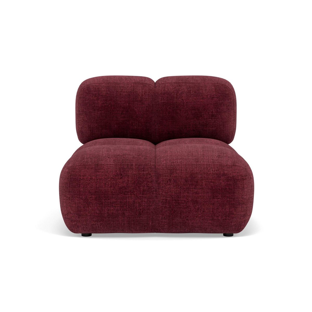 LISA DESIGN Grace - module d'assise en velours texturé