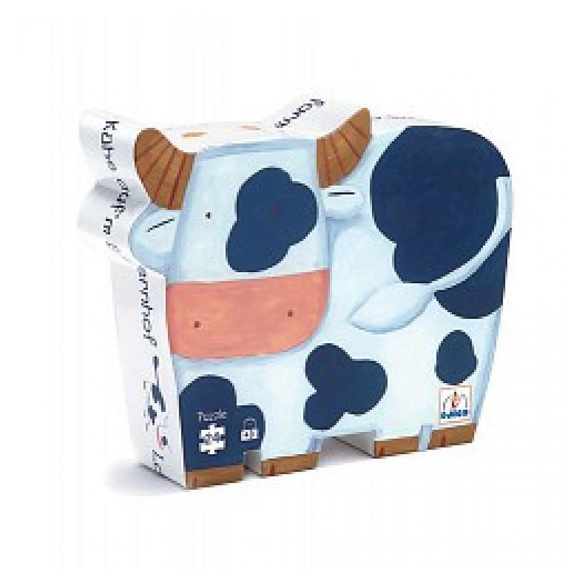 Djeco Puzzle silhouette 24p La Vache à la Ferme