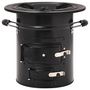 Voir la diapositive 4 : VIDAXL Poele a bois de camping Noir 50x33,5x30,5 cm Acier