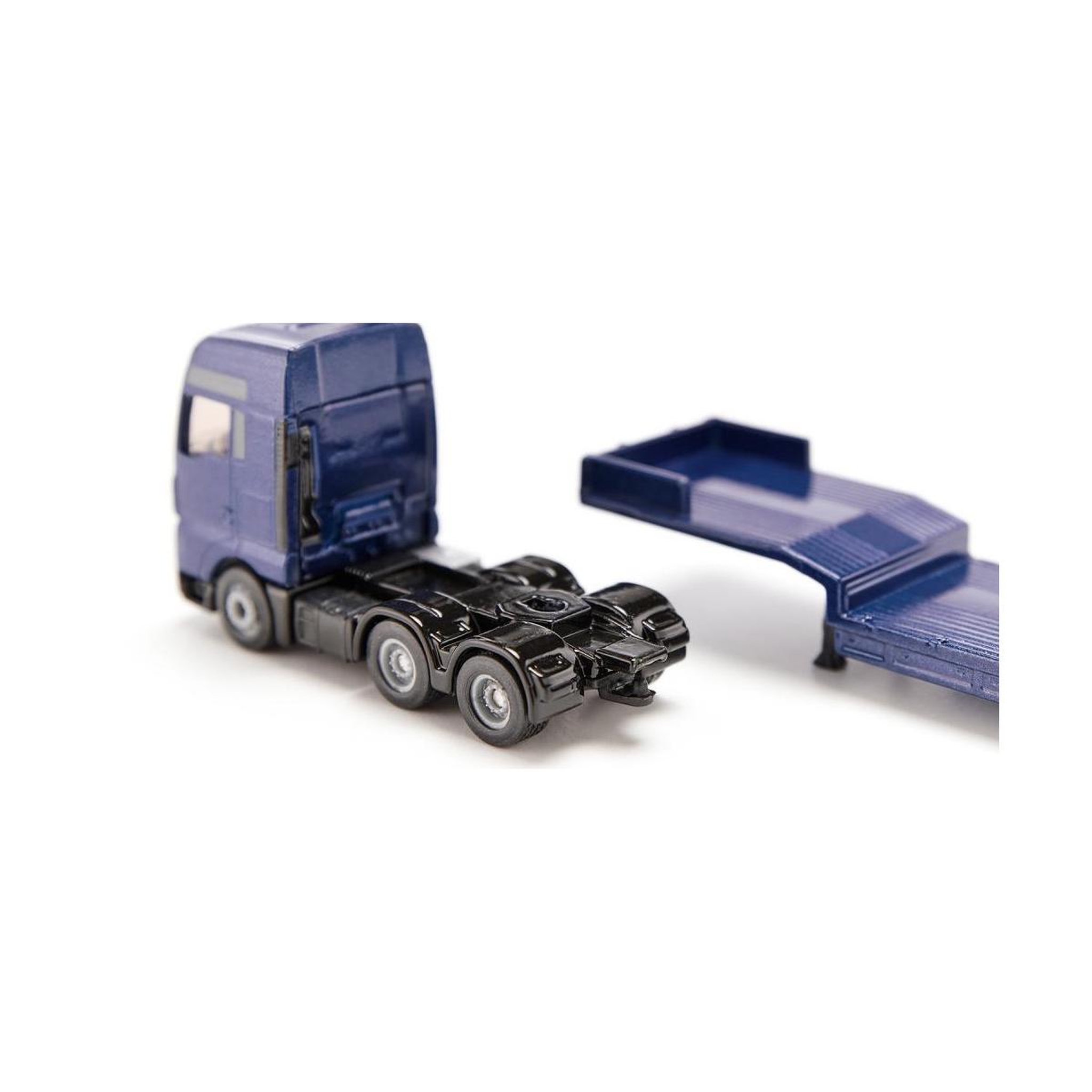 Voir la diapositive 3 : Siku MAN camion surbaisse avec chargeuse JCB 1:87