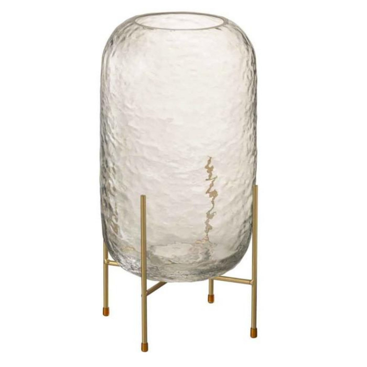 Paris Prix Vase sur Pied en Verre  Pieto  30cm Transparent