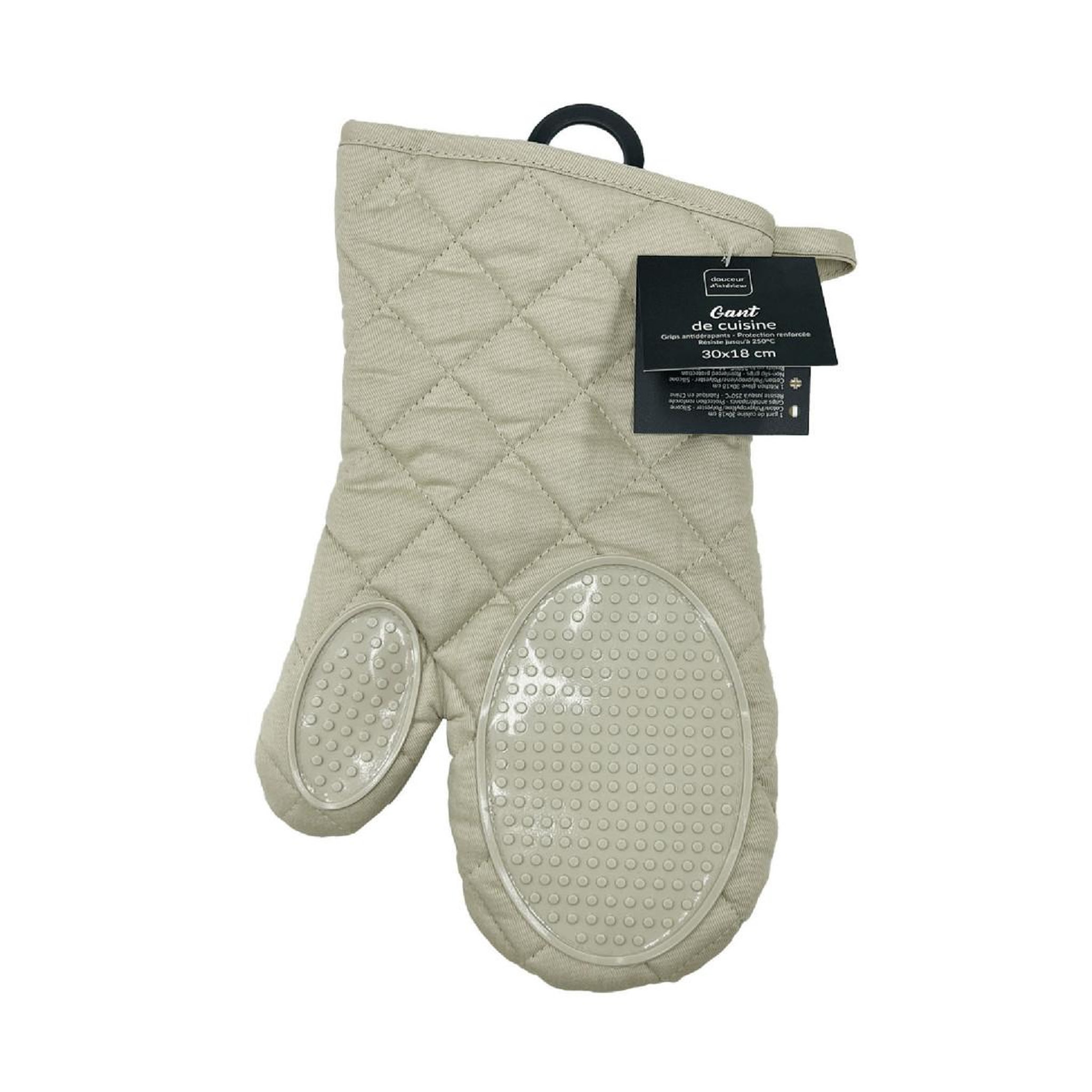 Voir la diapositive 3 : Douceur d'Intérieur Gant de cuisine  cuistot  30cm lin